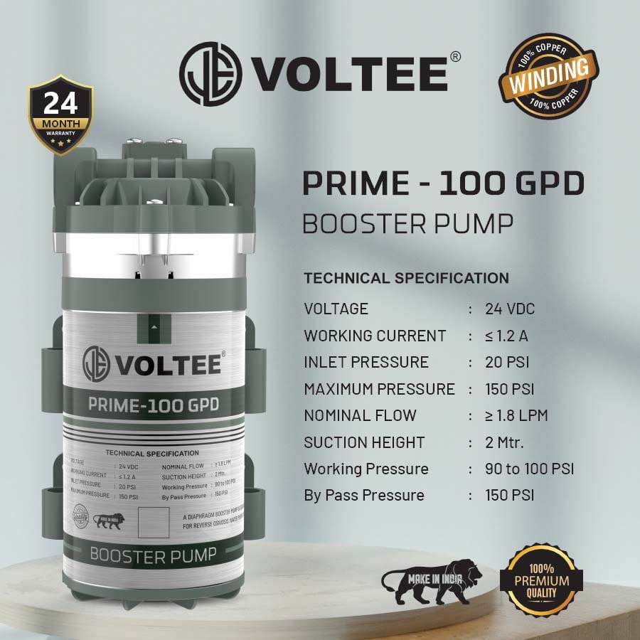Pump - VOLTEE PRIME 100gpd